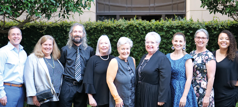 Photo of board of board members