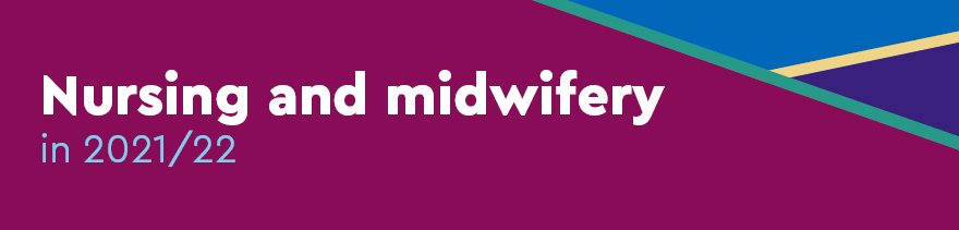 Nursing and midwifery in 2021/22