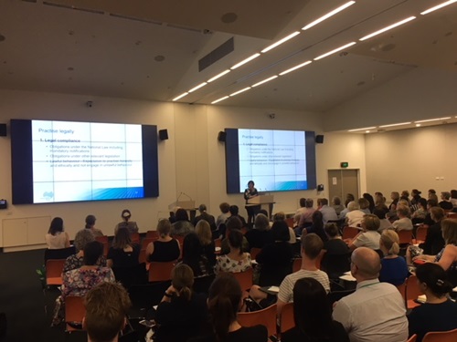 Nurses and midwives attend the NMBA information session at Royal Adelaide Hospital 