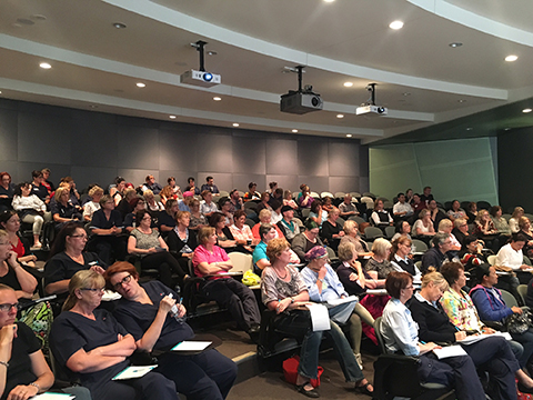 Nursing and Midwives at an MNBA Information forum held  at the John Hunter Hospital, Newcastle